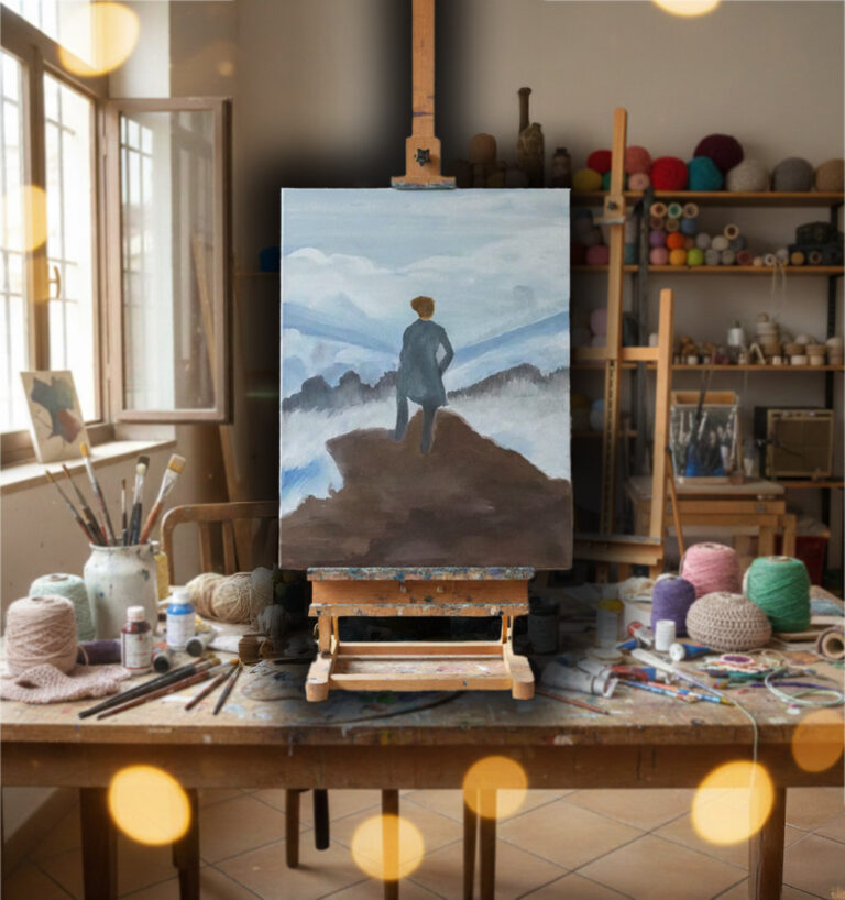 Pittura - L'uncientto di anna - fatta a mano